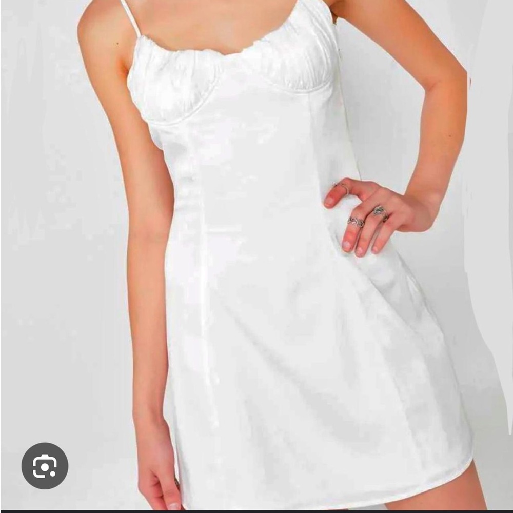 Tiger mist Elsie a-line minidress size s white (a bit off white cream ish)